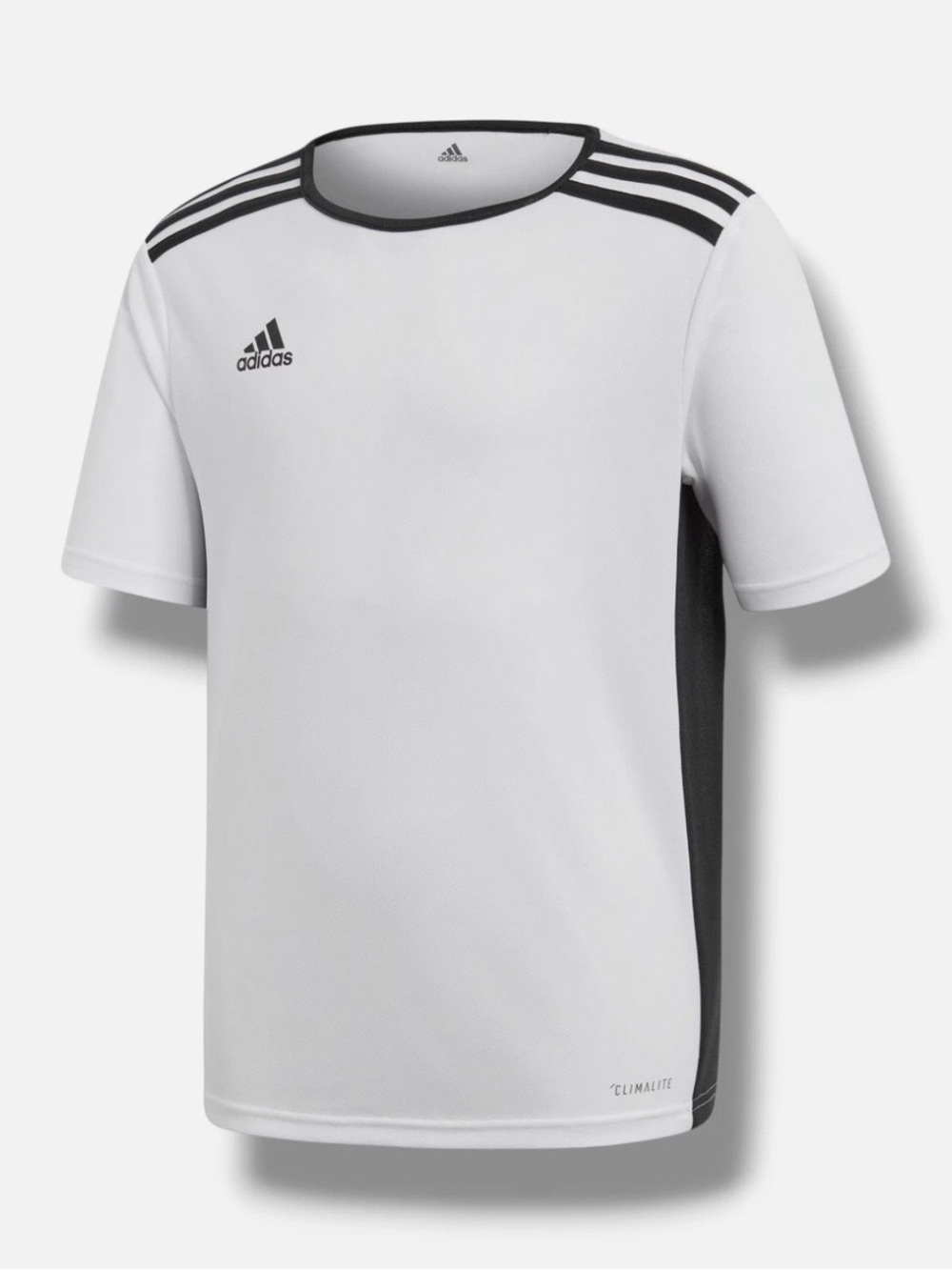 Boys adidas White & Black Short-Sleeve Soccer Tee